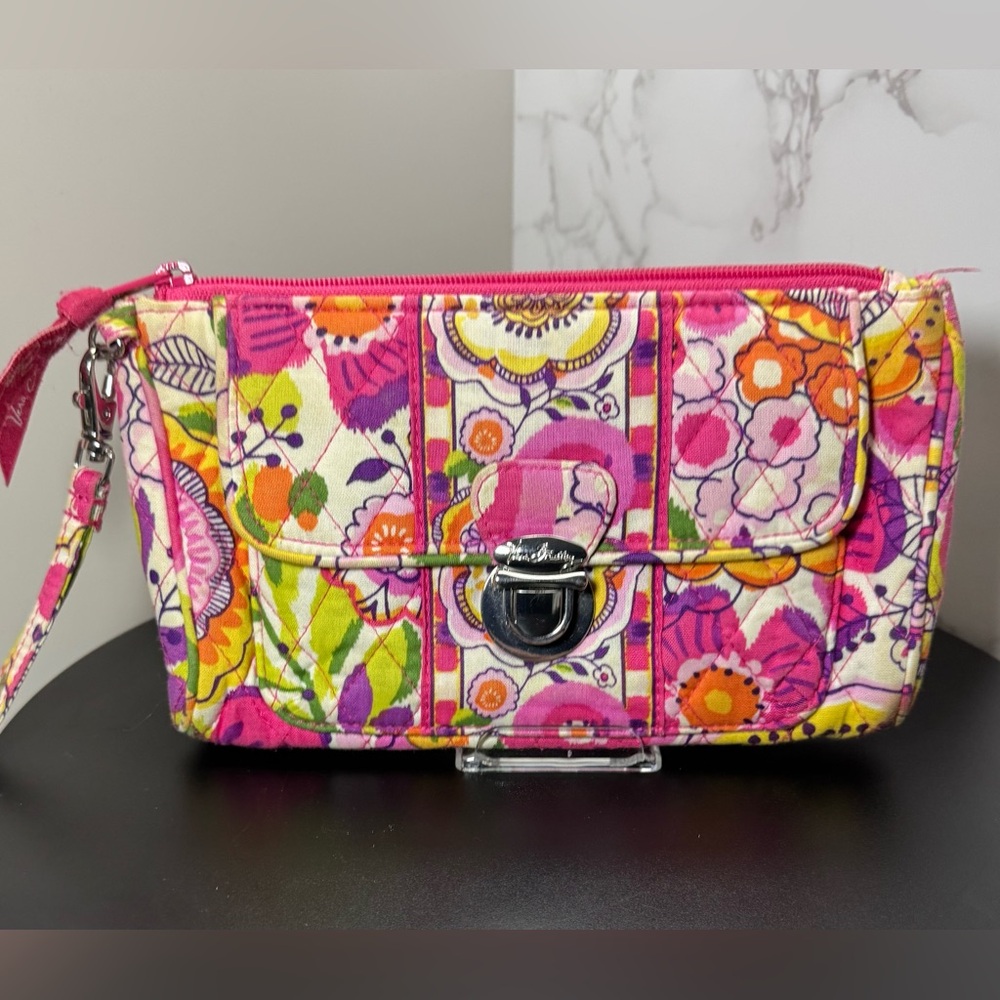 Vera Bradley Floral Wristlet